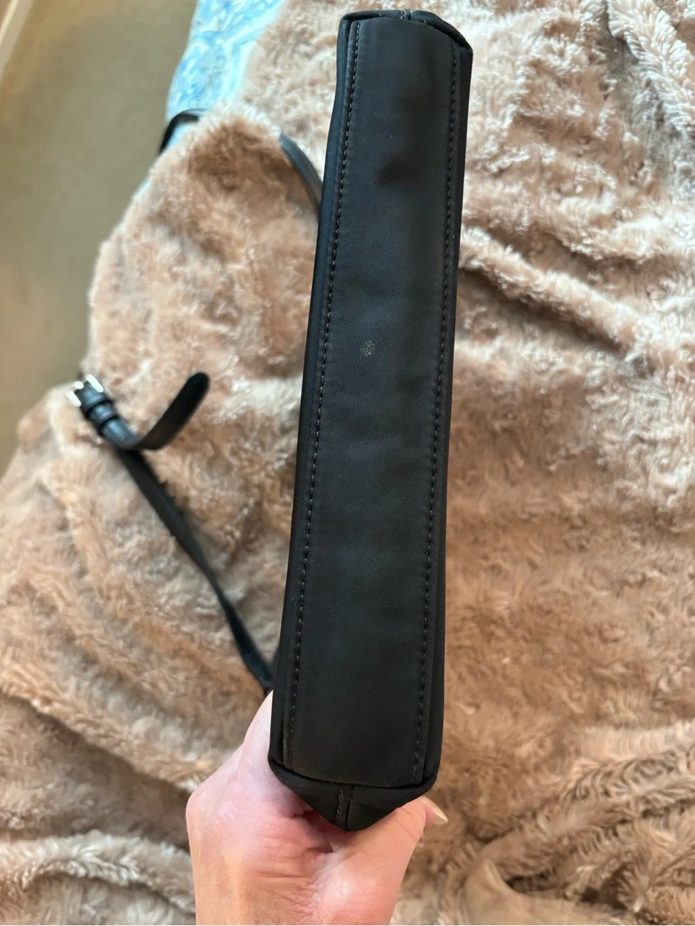 KATE SPADE New York Nylon Jae Crossbody Bag Black Gold